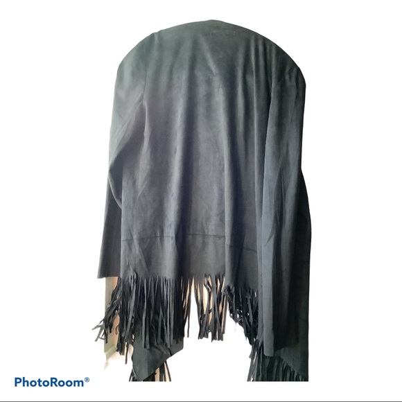 Faux suede fringed blazer - Picture 4 of 9